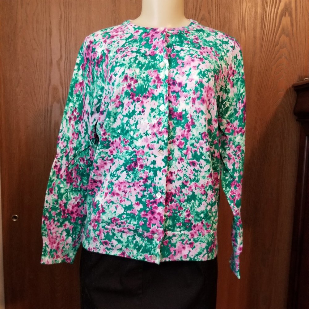 Lands End Cardigan Size M/P